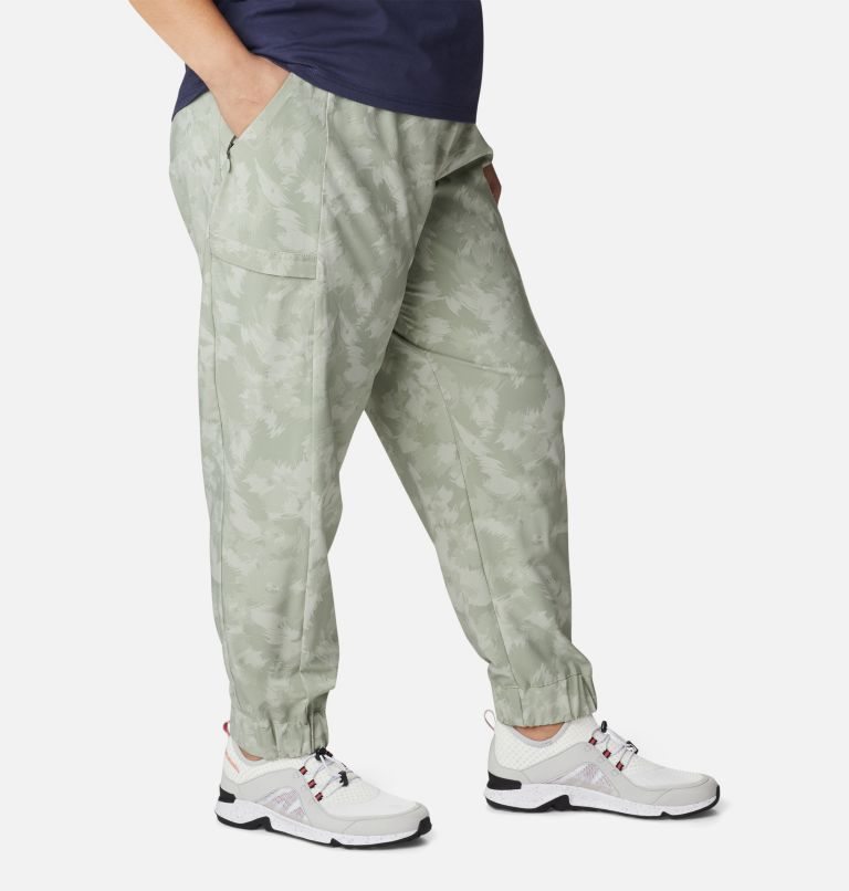 Women's Columbia Pleasant Creek Jogger Olive | Plus Size CA-L851A